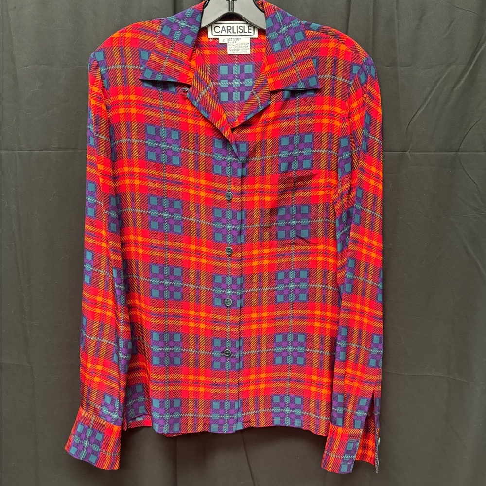 Vintage Carlisle silk shirt